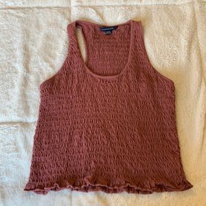 American Eagle Scrunched Tank